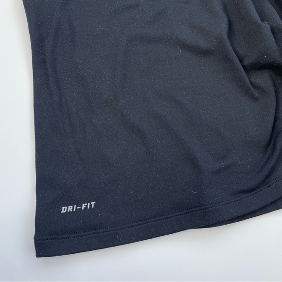 Nike Dri-Fi Women's Black Quarter Zip Pro Combat Fitted Long Sleeve Size Large - Picture 6 of 9